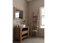 MAX | Mobile lavabo by KARPENTER - Mobile lavabo da terra singolo in teak - 3