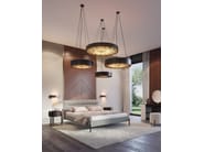 MAYFAIR by Capital Collection - Comodino rotondo in legno e marmo - 4