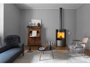 SAYA by MCZ - Stufa a legna in acciaio - 2