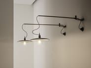 MERIDIANA by Aldo Bernardi - Lampada da parete in ottone