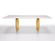 MEXA by Ronda Design - Tavolo da pranzo con base in metallo - 7