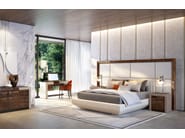 MILES by Capital Collection - Comodino rettangolare in legno e pelle - 3 MILES by Capital Collection - Comodino rettangolare in legno e pelle - 3