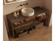 JUMP 3 by MOMA Design - Lavabo rotondo da appoggio in marmo - 2