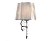 MOONLIGHT by Devon&Devon - Lampada da parete in tessuto e ottone per bagno