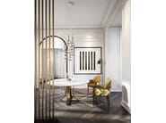 MUST T by Capital Collection - Tavolo rotondo in marmo e metallo - 4 MUST T by Capital Collection - Tavolo rotondo in marmo e metallo - 4