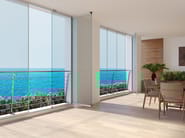 BRILLANTE ST by Mv Line - Vetrata scorrevole impacchettabile in alluminio-vetro