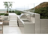 NINFA 176 by FARAONE - Parapetto in vetro a fissaggio laterale interno - 2