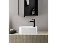 MADE by Nic - Miscelatore per lavabo da piano monocomando in acciaio inox - 3