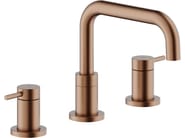 VELIS by Nobili - Rubinetto per lavabo a 3 fori da piano in ottone - 6