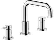 VELIS by Nobili - Rubinetto per lavabo a 3 fori da piano in ottone