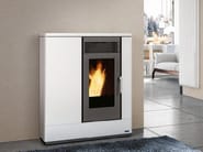 P185 TH | Termostufa by Piazzetta - Termostufa a pellet in acciaio classe A+
