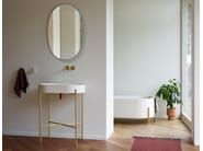 PLATEAU M by Ex.t - Specchio ovale da parete per bagno - 4