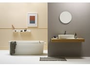 PLATEAU S by Ex.t - Specchio bagno rotondo da parete - 9
