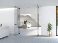 PORTAPIVOT GLASS - DOUBLE DOOR by Portapivot - Porta a bilico in vetro - 3