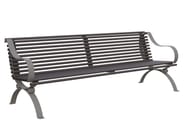 POSITANO by Lazzari - Panchina in ferro con schienale