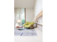 LÉGÈRE by Paola Lenti - Poltrona sfoderabile in tessuto con braccioli - 3