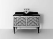 CORA 2A by Park Avenue - Mobile lavabo singolo in legno con cassetti - 2