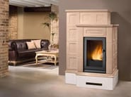 ORTISEI by Piazzetta - Stufa a pellet in maiolica