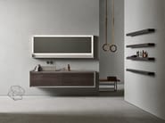 FRAME 103 by Pirovano - Mobile lavabo sospeso con cassetti