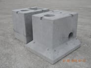 PLINTO PER PALI DA ILLUMINAZIONE by Giorni Oscar - Elemento strutturale prefabbricato in cemento armato - 2