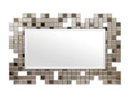 TETRIS by PlusObject - Specchio rettangolare in vetro con cornice da parete
