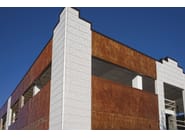 Prefabbricato effetto Cor-Ten by Premac Prefabbricati - Pannello prefabbricato in calcestruzzo - 5