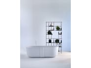 QUATTRO.ZERO - WQ0 by FALPER - Vasca da bagno centro stanza in Ceramilux® - 3