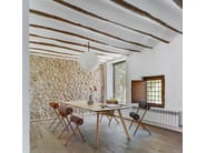 ROLL by Sancal - Sedia con cuscini cilindrici in pelle - 19