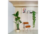 ROLL by Sancal - Sedia con cuscini cilindrici in pelle - 24