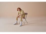 ROLL by Sancal - Sedia con cuscini cilindrici in pelle - 15