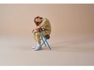 ROLL by Sancal - Sedia con cuscini cilindrici in pelle - 16