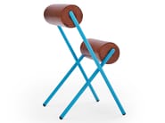 ROLL by Sancal - Sedia con cuscini cilindrici in pelle - 5