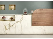 ROVERE BAIO by Sapienstone - Top cucina in gres porcellanato effetto legno - 4