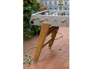 RS3 WOOD by RS Barcelona - Calciobalilla rettangolare in acciaio e gambe in Iroko - 12