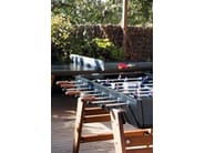 RS3 WOOD by RS Barcelona - Calciobalilla rettangolare in acciaio e gambe in Iroko - 10