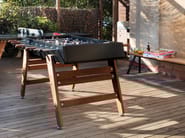 RS3 WOOD by RS Barcelona - Calciobalilla rettangolare in acciaio e gambe in Iroko - 11