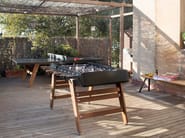 RS3 WOOD by RS Barcelona - Calciobalilla rettangolare in acciaio e gambe in Iroko - 14