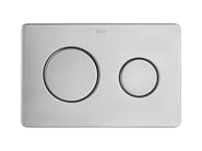 PL10 PRO DUAL (ONE) by Roca - Placca di comando per wc meccanica in acciaio inox