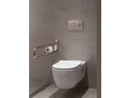 PL10 PRO DUAL (ONE) by Roca - Placca di comando per wc meccanica in acciaio inox - 2