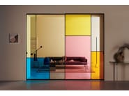 SHERAZADE SLIDE PATCHWORK by Glas Italia - Parete mobile in vetro - 7