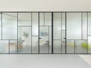 SHERAZADE WALL PATCHWORK by Glas Italia - Parete divisoria in vetro