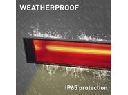 CALDO VETRO PIEDISTALLO WIFI by SINED - Diffusore radiante per esterni in vetroceramica e alluminio - 3