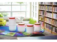 TINGLE by SIXINCH - Pouf contenitore rotondo in plastica rinforzata - 8