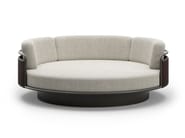 LINK by SNOC - Letto da giardino rotondo in tessuto