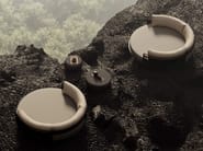 LINK by SNOC - Letto da giardino rotondo in tessuto - 5