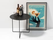 SOLID SIDE TABLE #01 by Weld & co - Tavolino rotondo in lamiera - 4