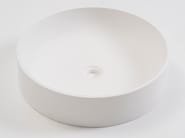 STAND by Ex.t - Lavabo da appoggio ovale in Livingtec®
