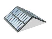Glass and steel roof window STEP LONGLIGHT/RIDGELIGHT By Velux Commercial