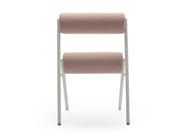 ROLL by Sancal - Sedia con cuscini cilindrici in pelle - 8