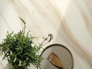 CALACATTA AUREO 4D by Sapienstone - Top cucina in gres porcellanato effetto marmo